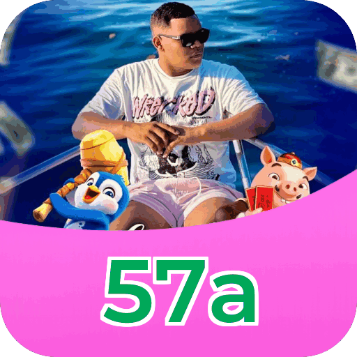 Interface do aplicativo 57a mostrando jogos disponíveis no iOS e Android
